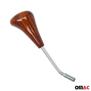 Mercedes S Class W126 Gear Shift Knob - Omac - Zebrano Automatic - '86-'91
